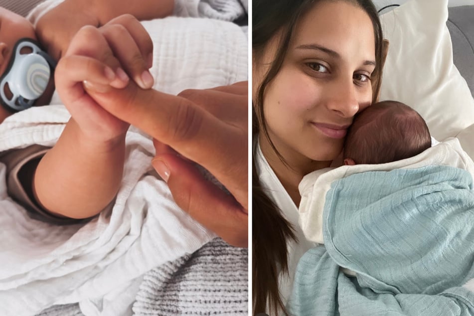 Sharon Trovato (33) zeigt sich auf ihrem Instagram-Kanal glücklich mit dem kleinen Can Milano.