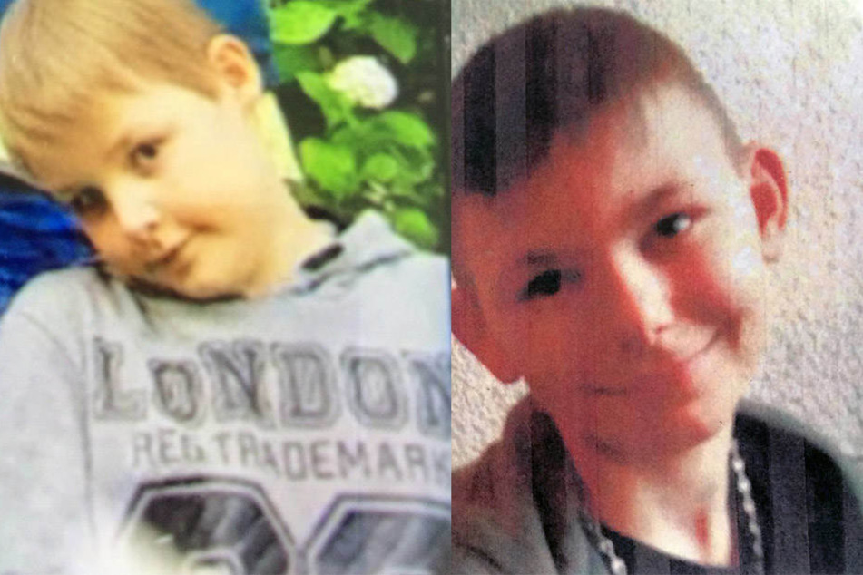 Noel Martinus Schlichten (9, l.) und Danny Schmeer (11) werden seit dem 4. Juli vermisst.