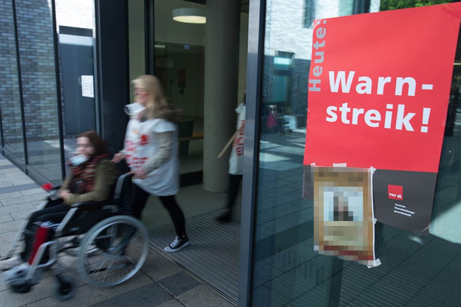 In Werdau wird im Krankenhaus gestreikt. (Symbolbild)