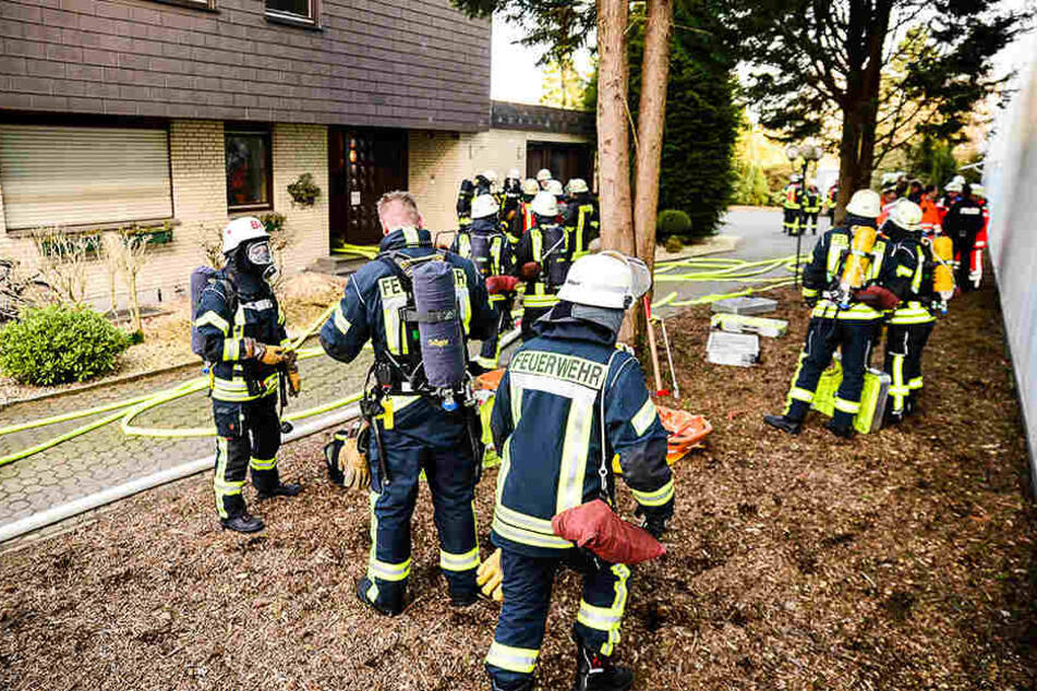 Ein Großaufgebot der Feuerwehr war vor Ort.