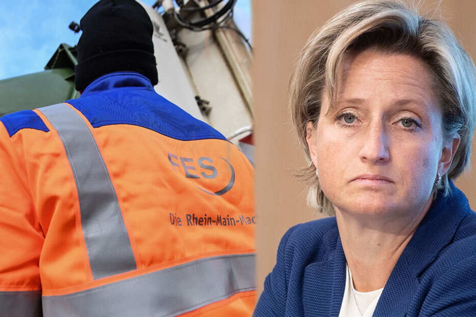 Macht Wirtschaftsministerin Nicole Hoffmeister-Kraut (CDU) eine 12-Stunden-Schicht bei der Müllabfuhr mit? (Bildcollage)