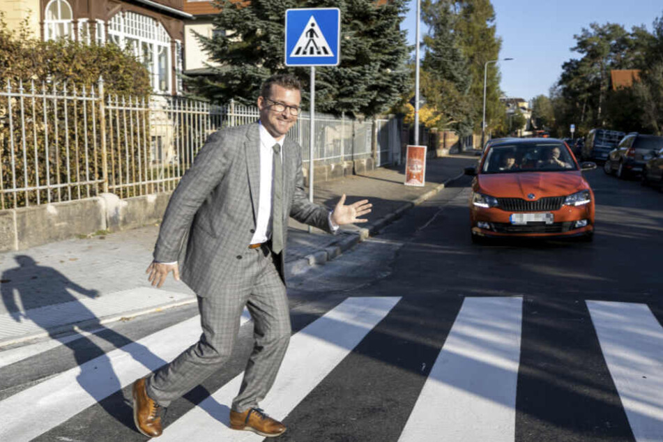 Fan der Streifen: Baubürgermeister Raoul Schmidt-Lamontain (43, Grüne).