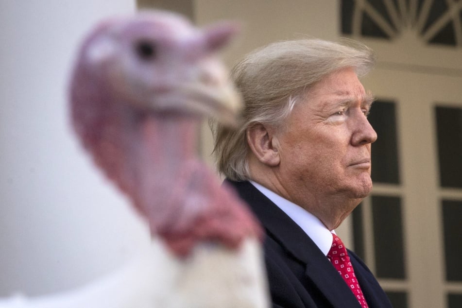 On Thursday, Donald Trump issued a Happy Thanksgiving message that attacked his political opponents and those that disagree with him.