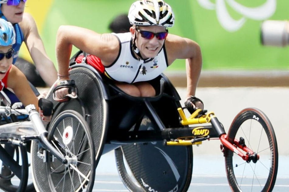 Marieke Vervoort bei den Paralympics in Rio de Janeiro 2016.