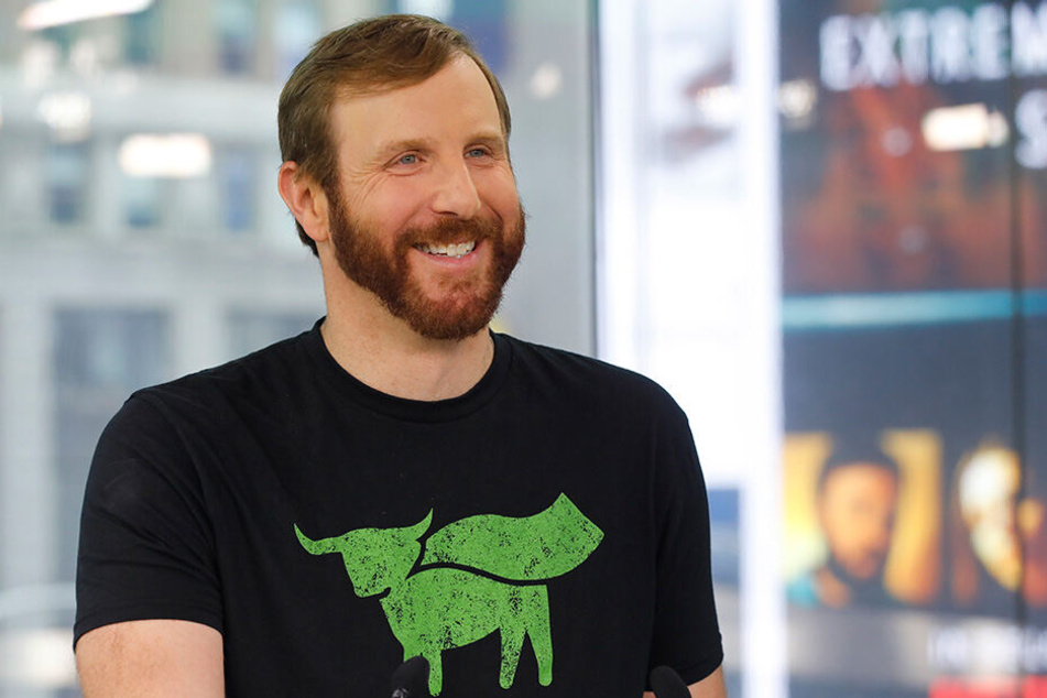 Ethan Brown, Vorstandsvorsitzender von Beyond Meat, am Tag des Börsengangs von Beyond Meat (2. Mai 2019) an der New Yorker Nasdaq.