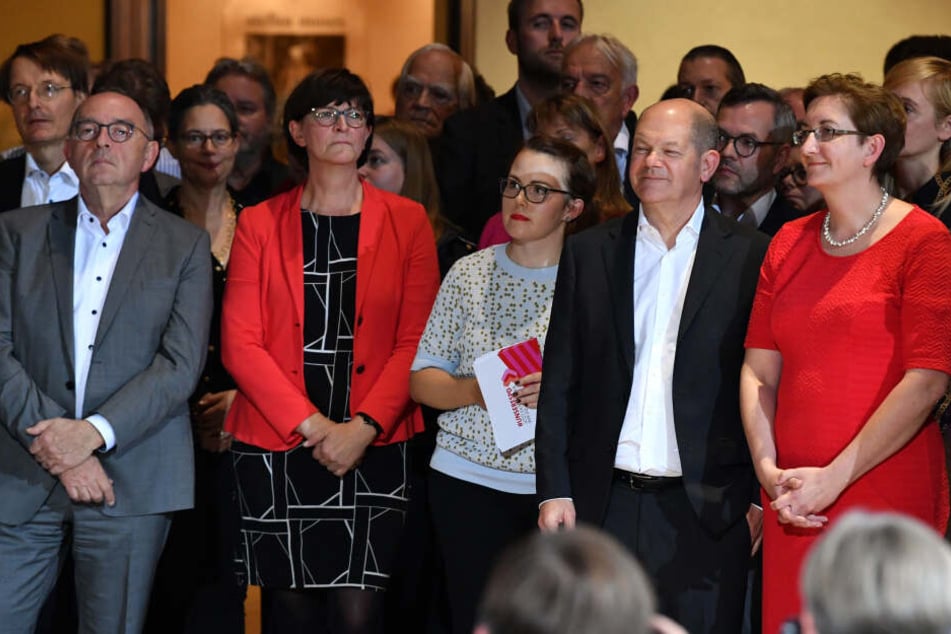 Im zweiten Wahlgang des Mitgliederentscheids treten Olaf Scholz und Klara Geywitz gegen Norbert Walter-Borjans und Saskia Esken an.
