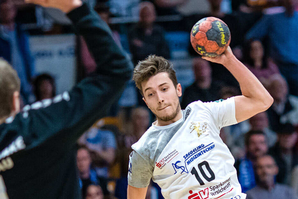 Nils Gugisch war beim Derbysieg in Dessau mit sieben Toren der erfolgreichste Werfer des HC Elbflorenz.