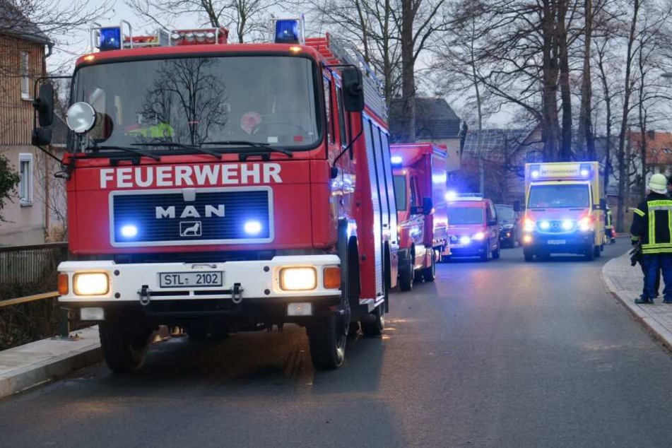 Die Thomas-Müntzer-Straße musste voll gesperrt werden.