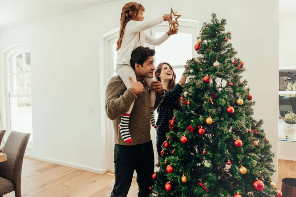 Steht der Weihnachtsbaum richtig? Mit einem guten Ständer gelingt das Aufstellen leicht und sicher.