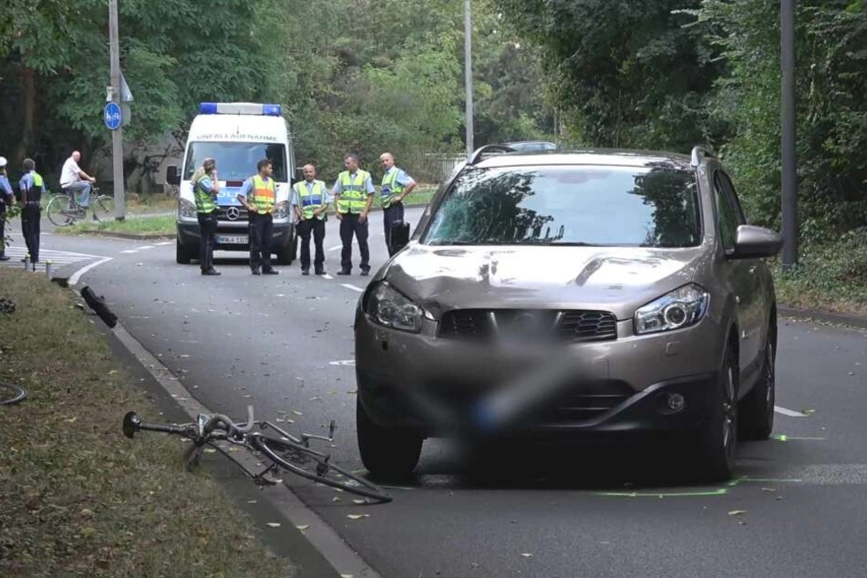 Das Fahrrad wurde erheblich beschädigt.