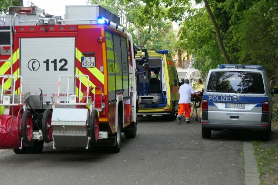 In Grimma ist ein Ast von einem Baum gestürzt und hat zwei Menschen verletzt.