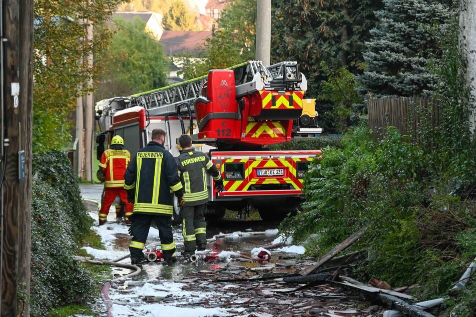 Mehrere Feuerwehren kamen zum Einsatz.