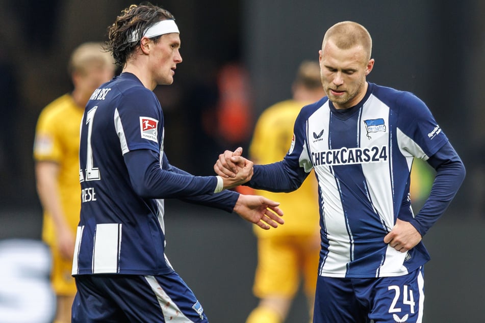 Jon Dagur Thorsteinsson (27, r.) konnte in eineinhalb Jahren bei Hertha nicht überzeugen.