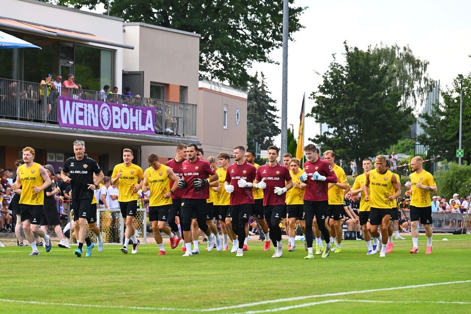 Zum Trainingsauftakt am Donnerstag in Weinböhla war das Team noch nicht vollzählig. Es sollen weitere Neuzugänge kommen.
