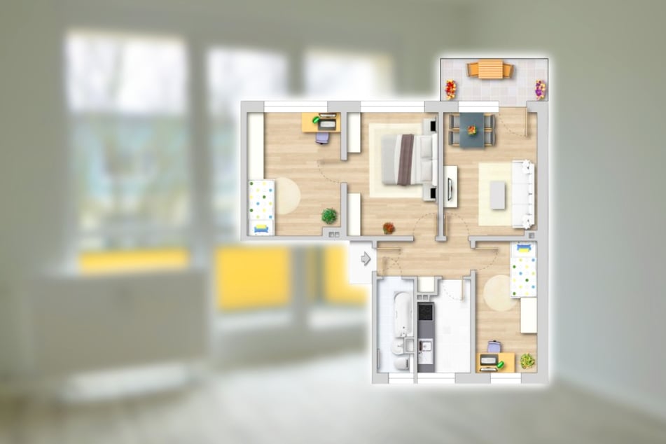Diese coole 4-Raum-Wohnung ist gerade in Bernburg zu vergeben