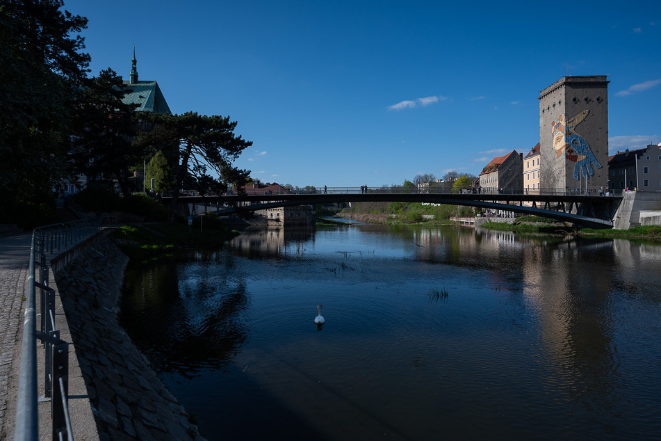 In der polnischen Grenzstadt Zgorzelec wird getanzt.