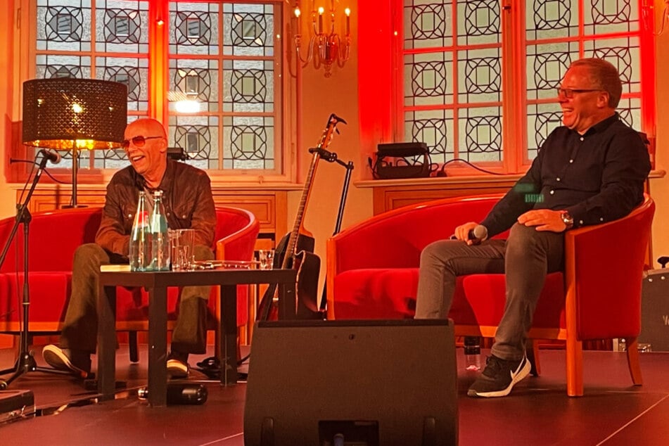 Toni Krahl (76, l.) freut sich auf die "Plauderrunde" mit Kai Suttner (51).