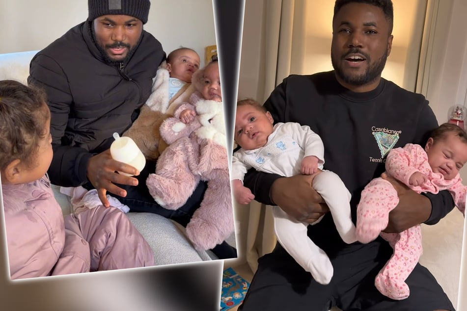 Zuckersüß: Blinder Vater erklärt, wie er Zwillinge auseinanderhält