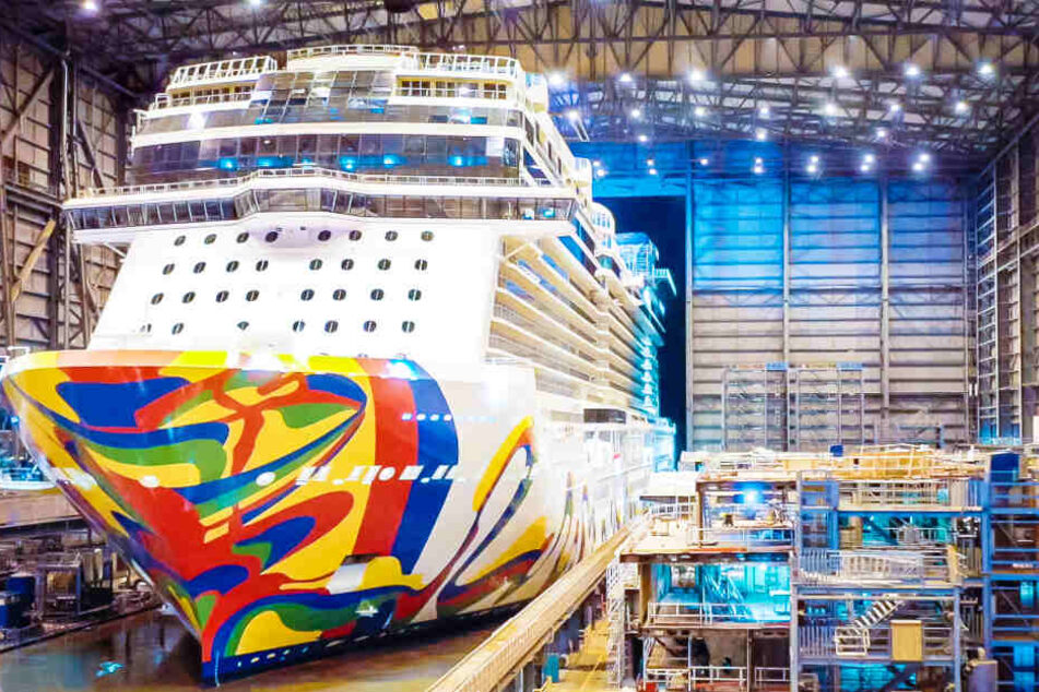 Das Kreuzfahrtschiff "Norwegian Encore" wurde in der Meyer Werft in Papenburg gebaut.