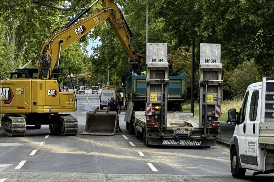 Wie lange die Arbeiten dauern, ist noch ungewiss.