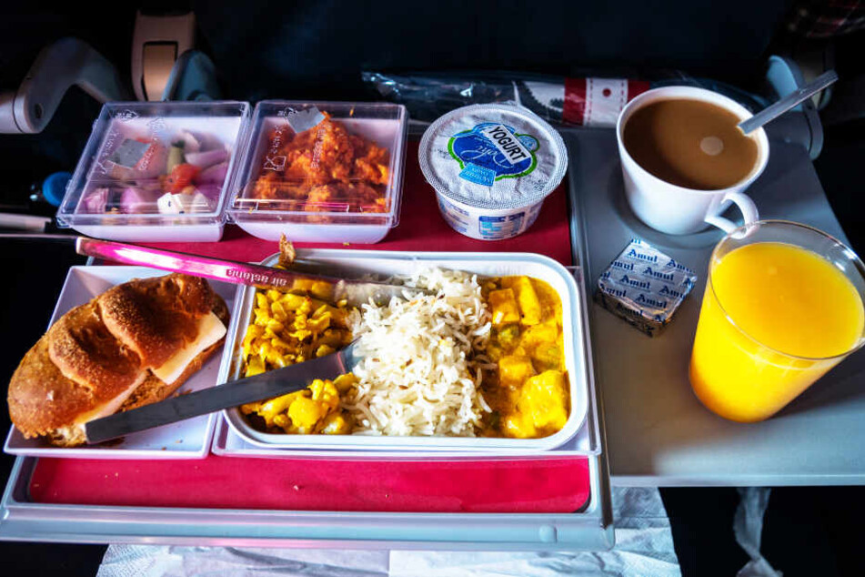 Typisches Flugzeugessen: Bei Air Asia sieht es jedoch etwas delikater aus (Symbolbild).