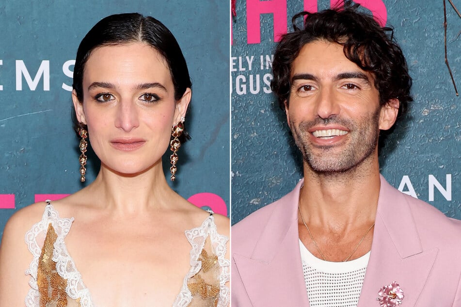 Jenny Slate (l.) bashed her co-star Justin Baldoni as a "false ally" in newly unsealed text messages.