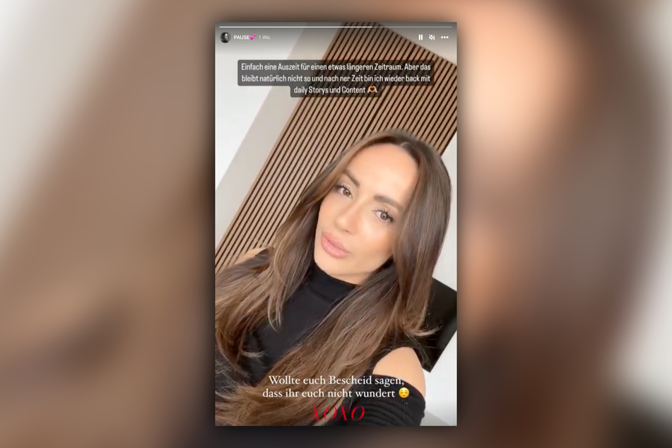 Jennifer Saro (26) kündigt ihren Followern eine Instagram-Pause an.