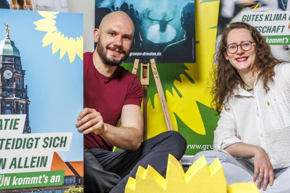 Rund 6000 Grünen-Plakate: Samstag beginnt der Wahlkampf in Dresden