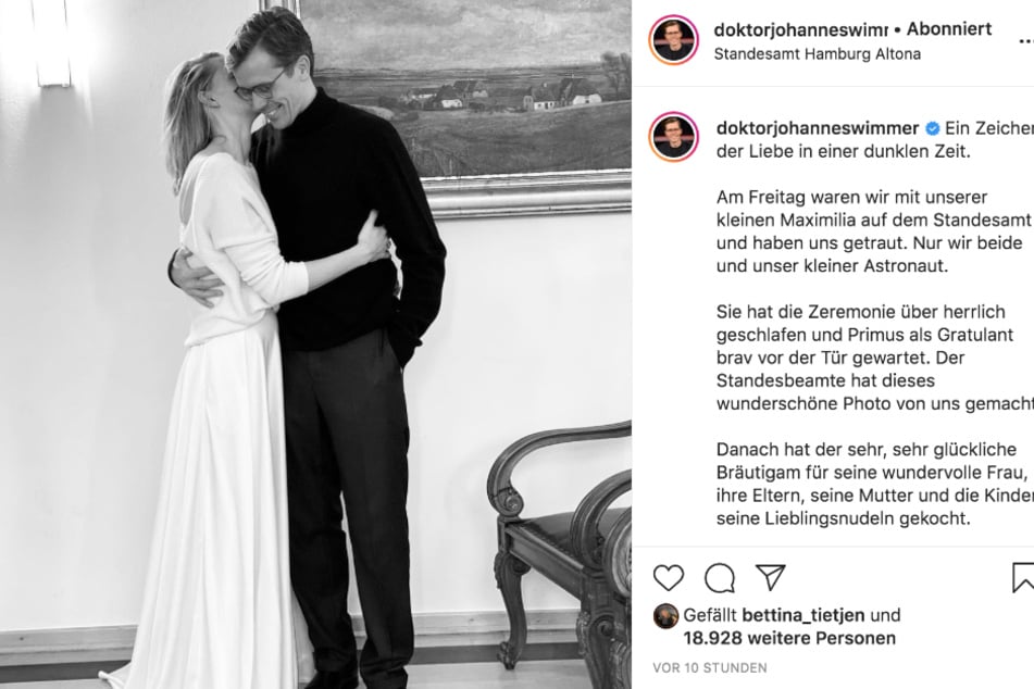 Johannes Wimmer hat am Freitag in Hamburg geheiratet.