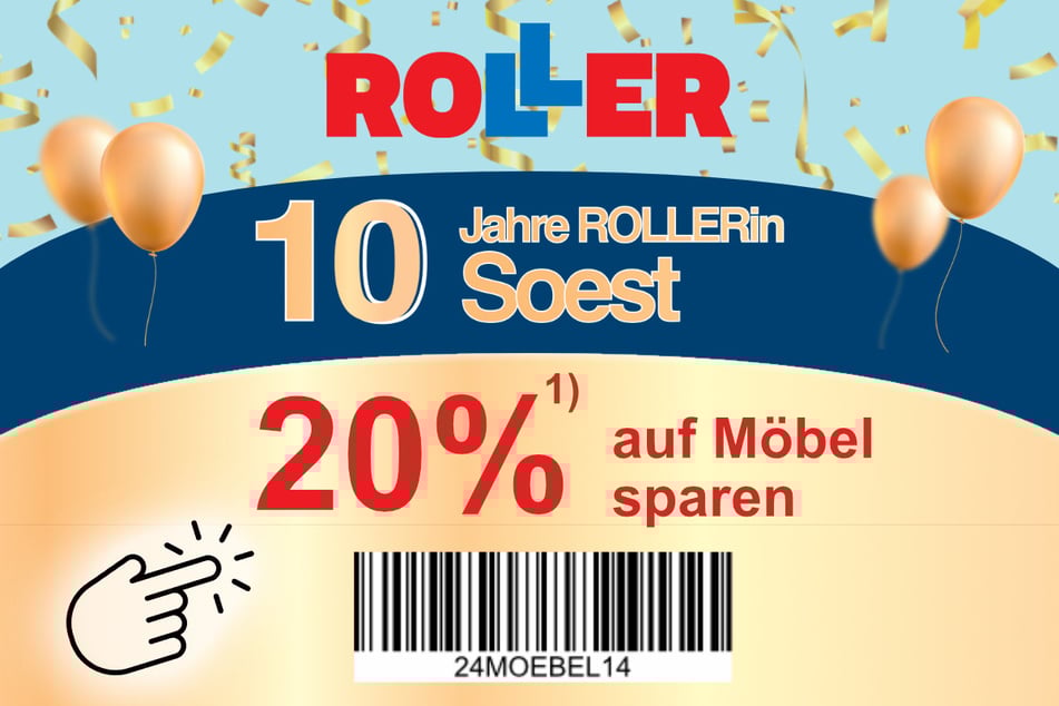 Hier klicken, Barcode herunterladen und bis zu 20 Prozent sparen.