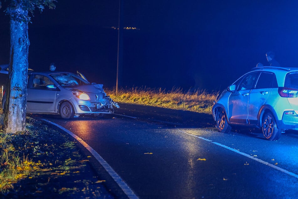 In Heinrichsort sind ein Renault und ein Honda kollidiert.