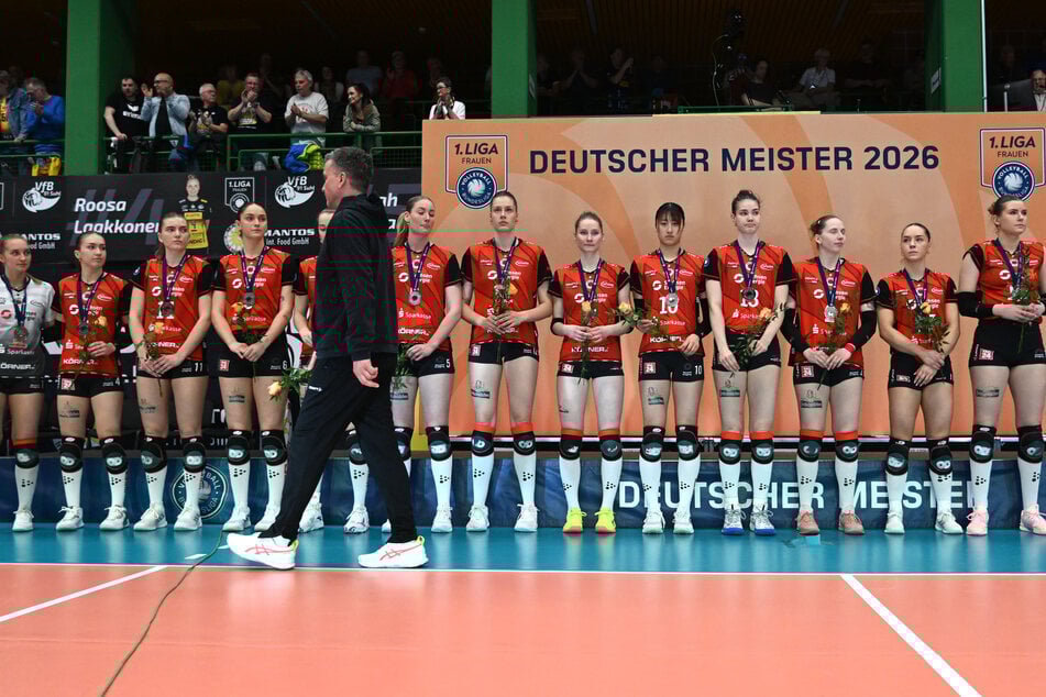 Enttäuschte Gesichter beim DSC nach der erneuten Finalniederlage in Suhl.