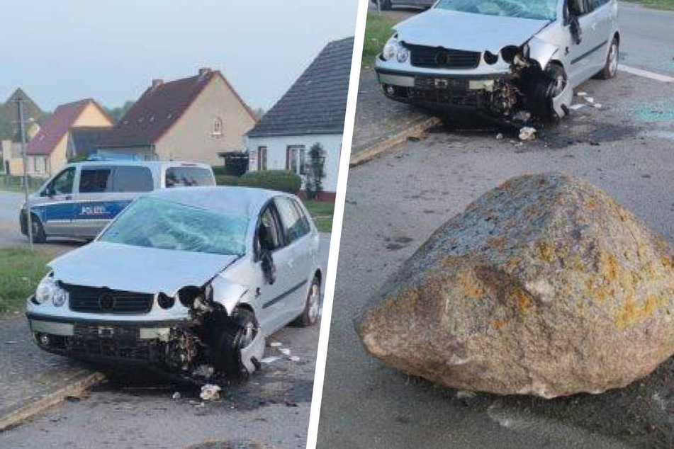 Eiszeit-Relikt wird betrunkenem VW-Fahrer zum Verhängnis: Zwei Schwerverletzte