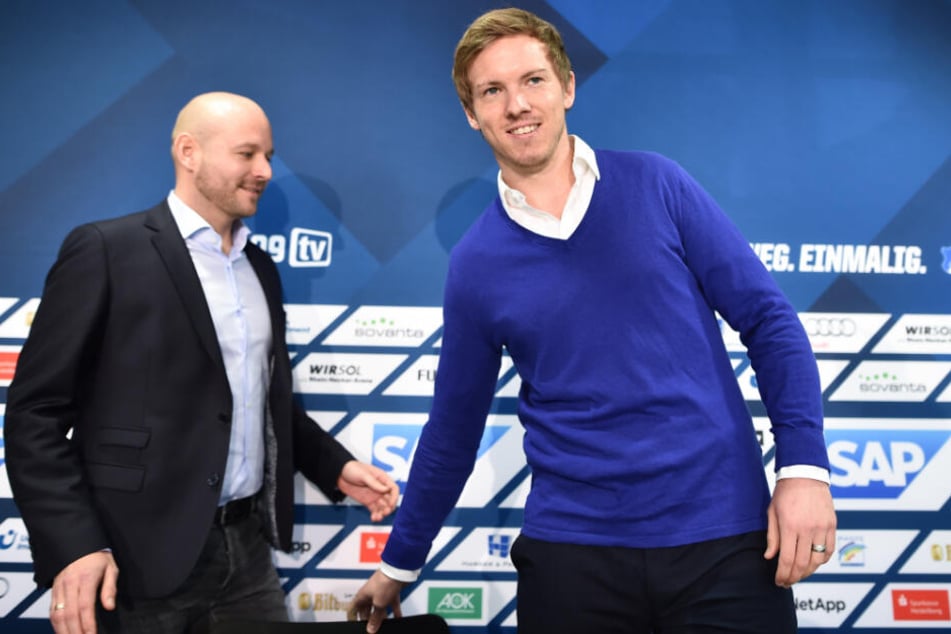 Mit Sportchef Alexander Rosen (links) war Nagelsmann vor kurzem noch bei einem Canyoning-Ausflug.