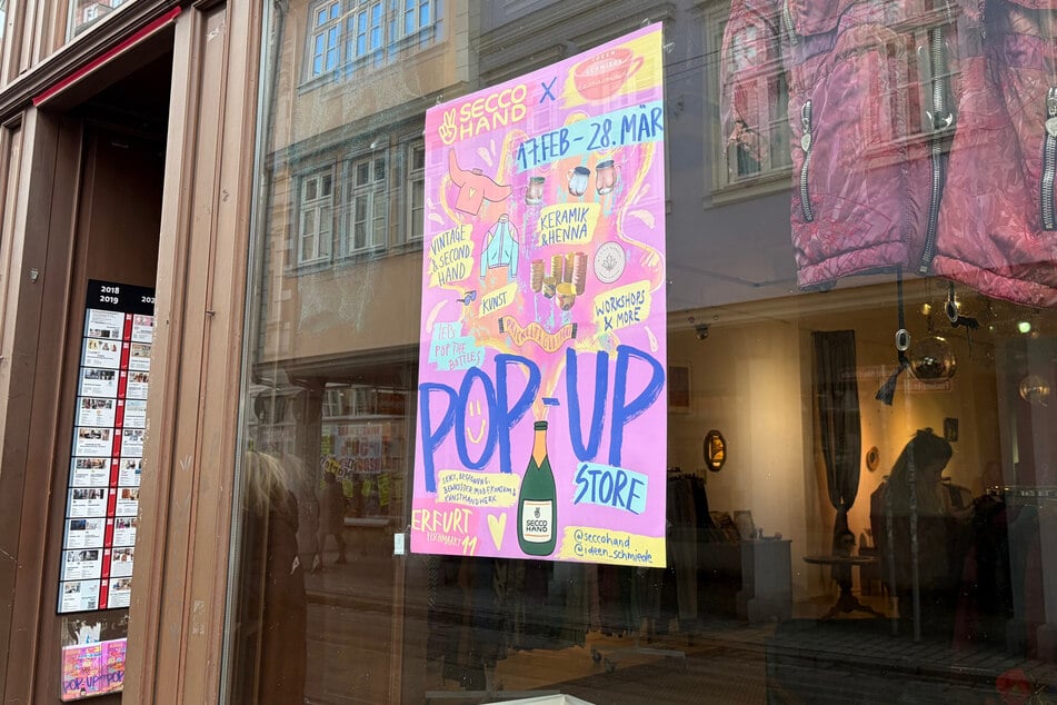 Vom 17. Februar bis zum 28. März hat der Pop-up-Store am Erfurter Fischmarkt geöffnet.