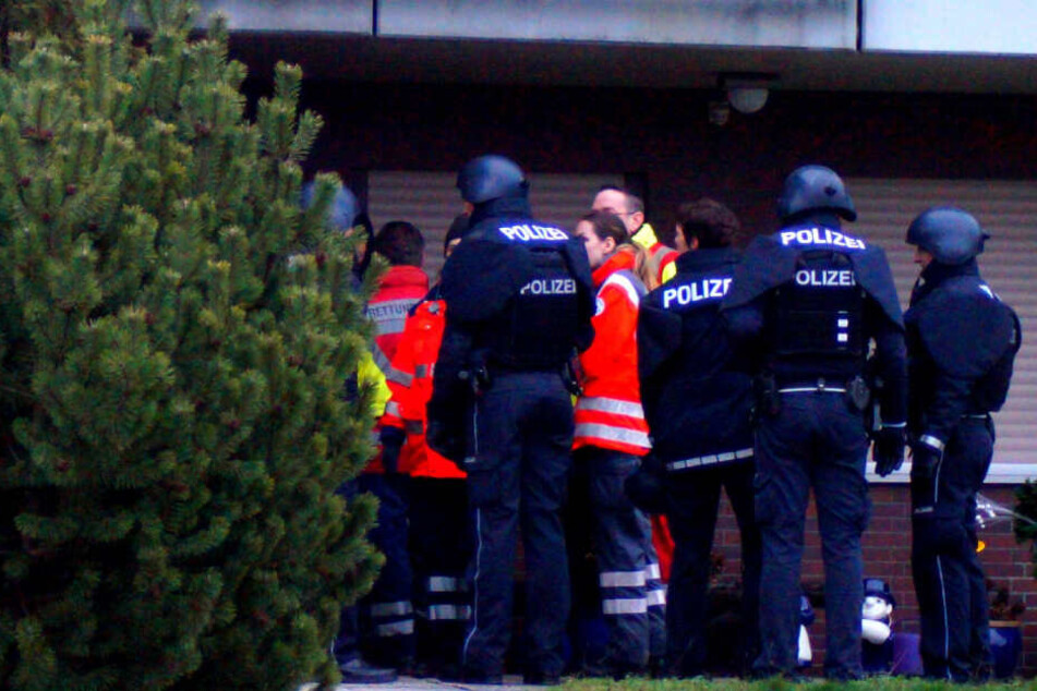 Das SEK stürmte die Wohnung.