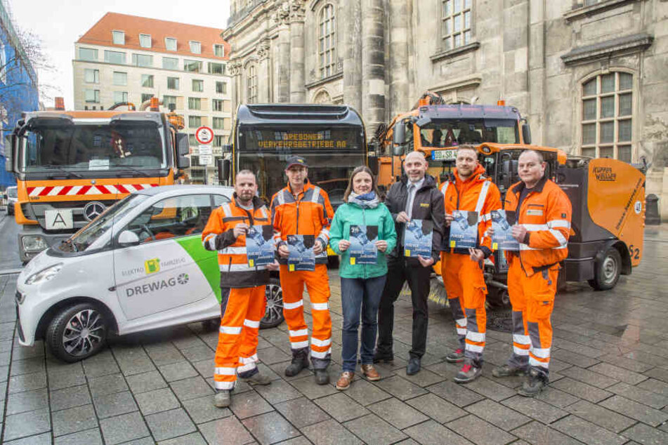 Viele städtische Unternehmen unterstützen die Menschenkette.