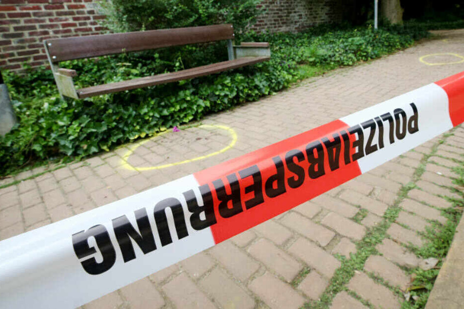 Der Tatort in einem Park in Viersen.