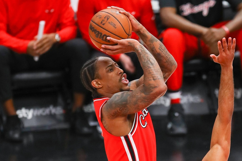 Bulls Forward DeMar DeRozan scored 28 points against Charlotte on Monday Night.
