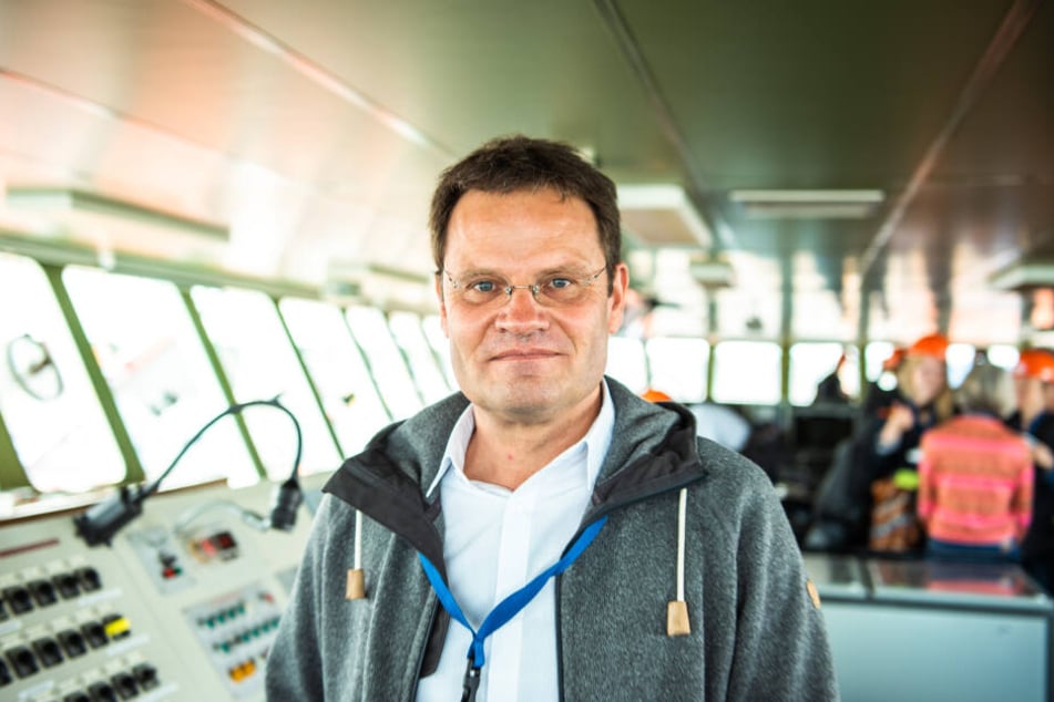 Markus Rex, Leiter des Forschungsteams auf dem Forschungsschiff "Polarstern".