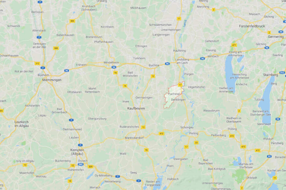Der Vorfall ereignete sich in Fuchstal in Bayern.