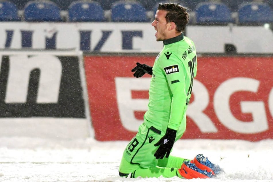 Nico Karger hatte den TSV 1860 München in Lotte früh in Führung geschossen.