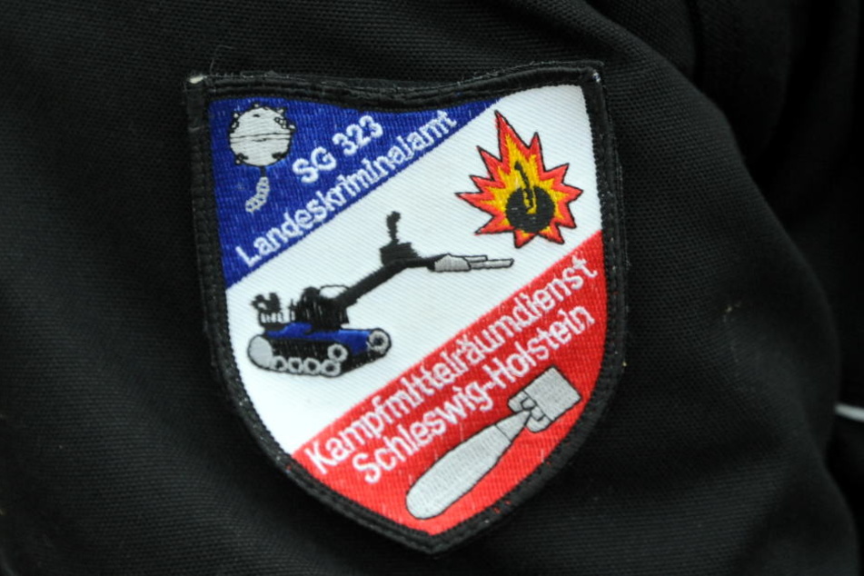Das Wappen des Kampfmittelräumdienstes des Landeskriminalamtes.