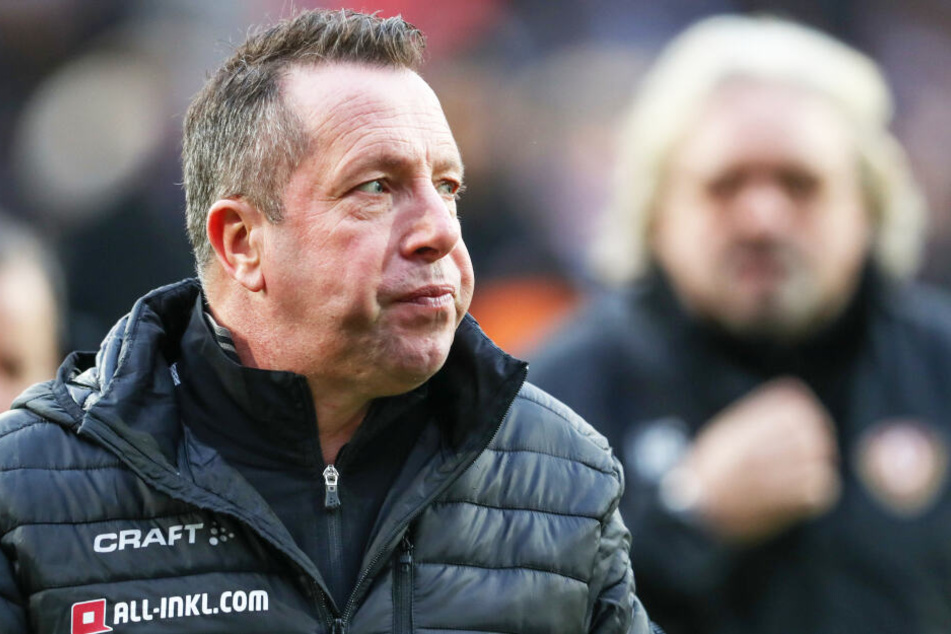 Dynamo-Trainer Markus Kauczinski war nach der Pleite in Osnabrück unzufrieden.
