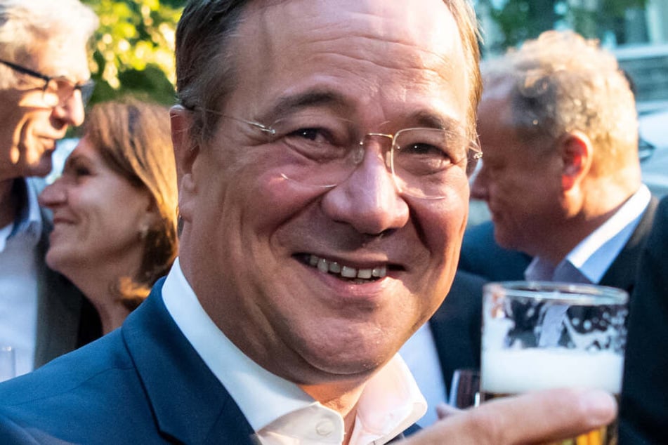 Armin Laschet (CDU) bei einem anderen launigen Fest.