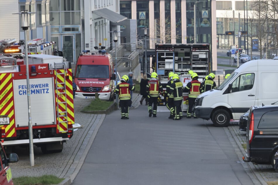Das Post- und Scanzentrum der Stadt Chemnitz wurde zwischenzeitlich evakuiert.