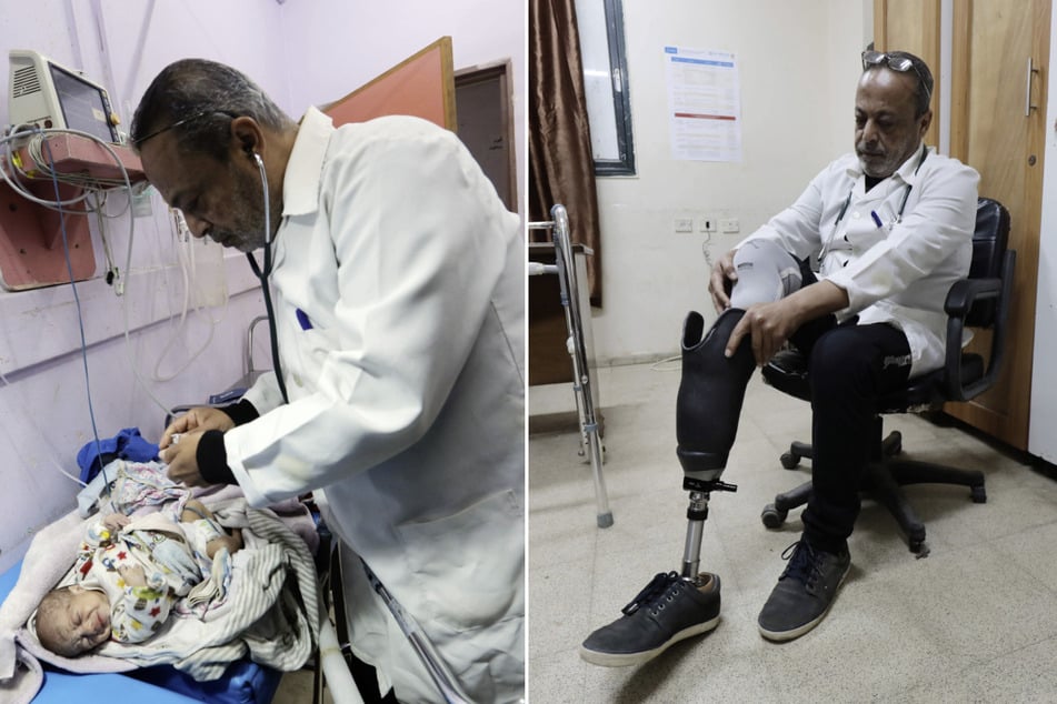 Heroic Gaza pediatrician continues to treat genocide victims after losing leg