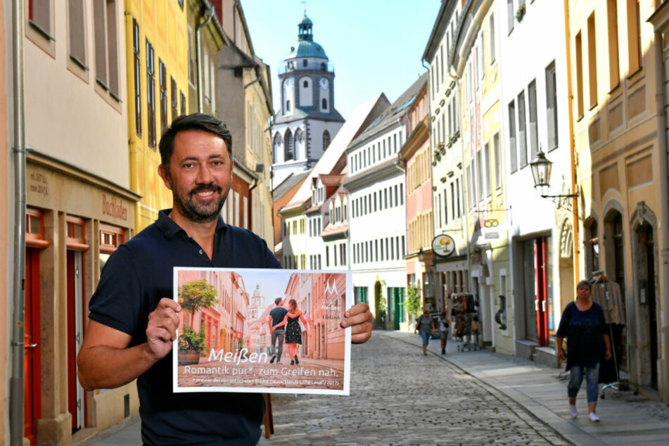 Kulturamtsleiter Christian Friedel (43) setzt nicht ohne Grund auf Romantik: 2017 wurde Meißen von einem Online-Portal zur romantischsten Stadt Deutschlands gewählt.
