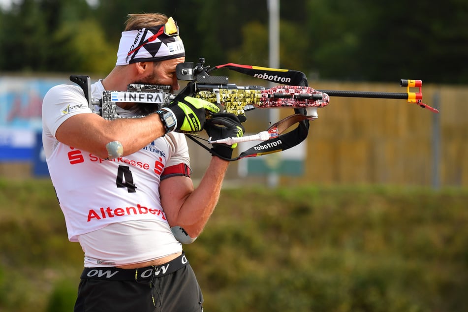 Laufstark und beeindruckend schnell beim Schießen: Michael Rösch gilt auch nach seinem Karriereende weiterhin als einer der besten deutschen Biathleten.