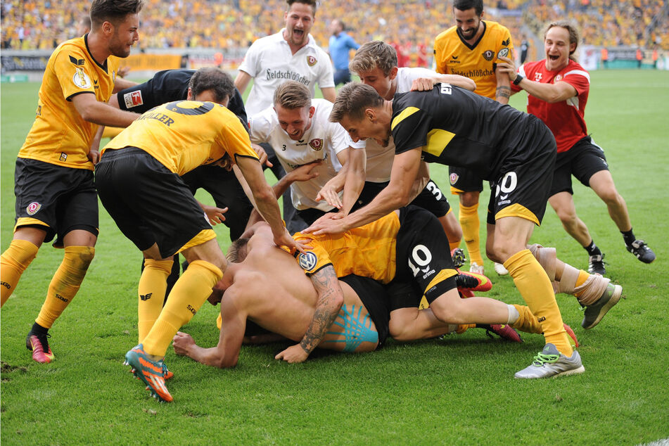 Nach dem Sieg gegen RB Leipzig war die Freude riesengroß.